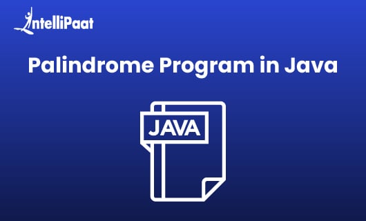 Palindrome in Java Blog image