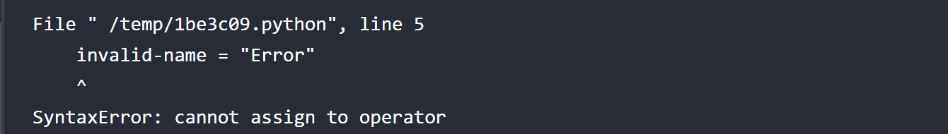 Python Variables