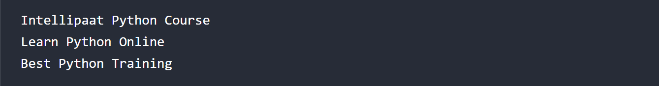 Quotations in Python