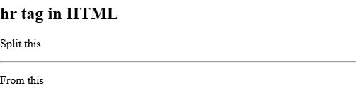 Separating Sections in Content