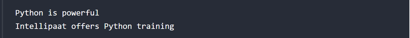 Statements and Line Breaks in Python