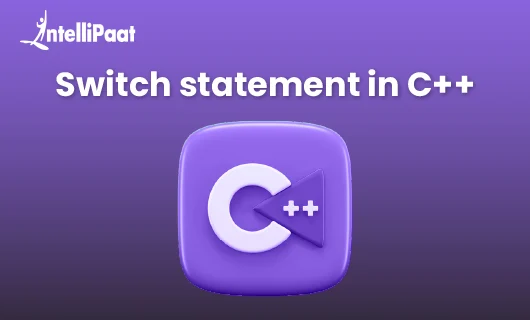 Switch statement in Cpp Blog image