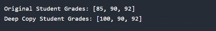 Using copy.deepcopy() in Python