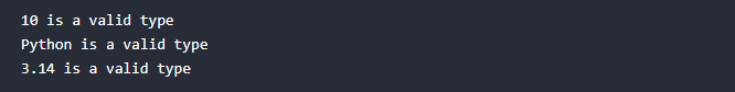 Using isinstance() with multiple classinfo in Python