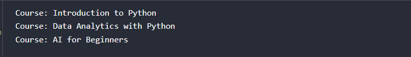 While Loop in Python
