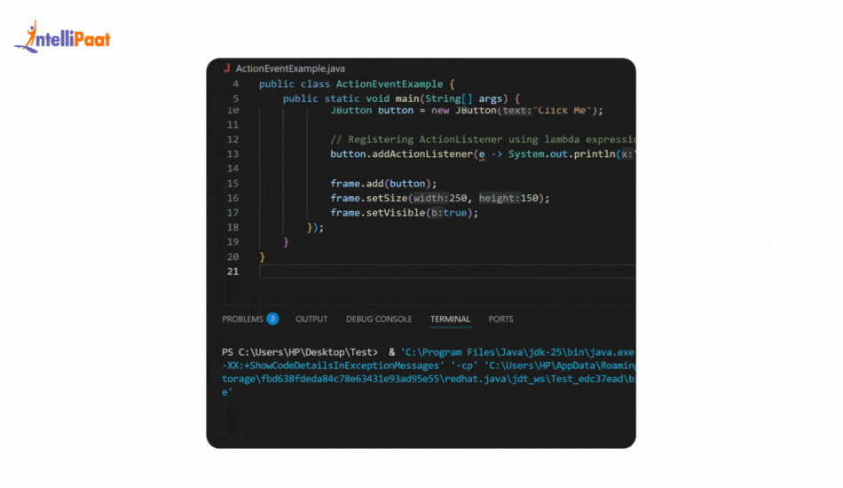 Action Event Example