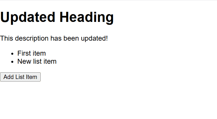 JavaScript HTML DOM Example