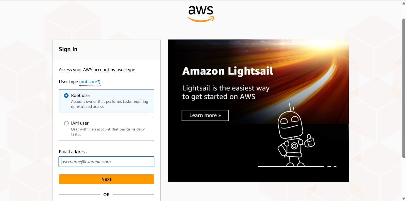 Log in After You Create AWS Account Free