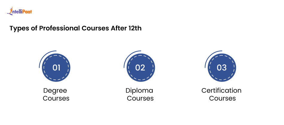 types of professional courses after 12th